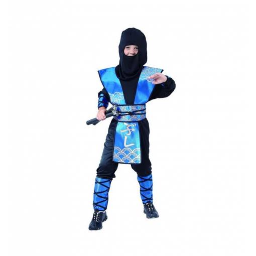 Dětský kostým - Modrý ninja 110/120