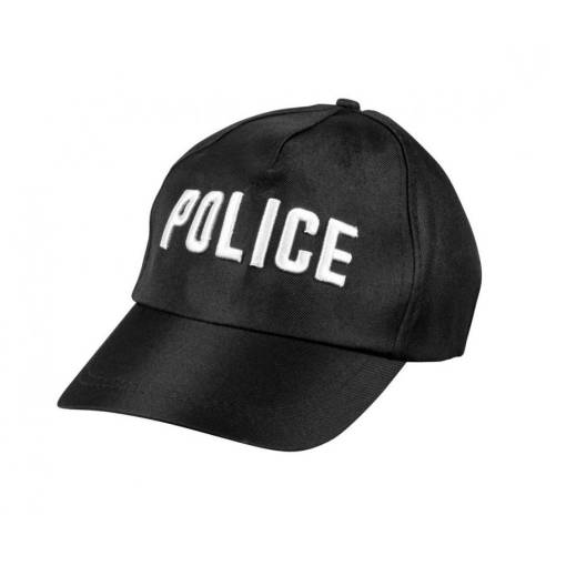 Policejní kšiltovka - černá