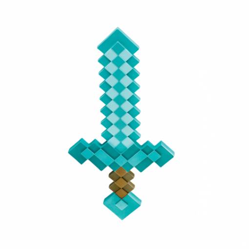 Meč Minecraft - Tyrkysový