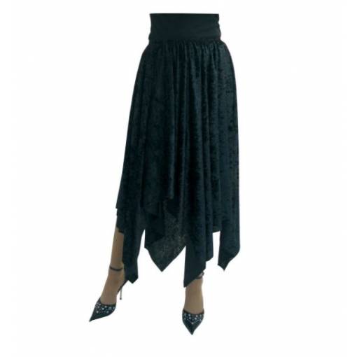 Dámská sukně cípatá - Černá 36-40