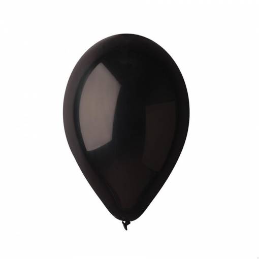 Prémiové balónky - Černá, 10 kusů