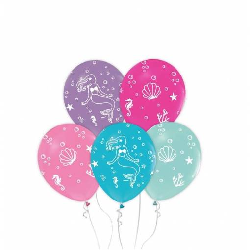 Prémiové balónky 12" - Mořský svět, 5 kusů