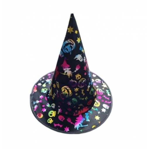 Čarodějnický klobouk - Barevný