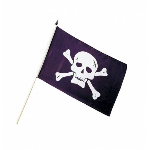 Pirátská vlajka - 45 x 30 cm