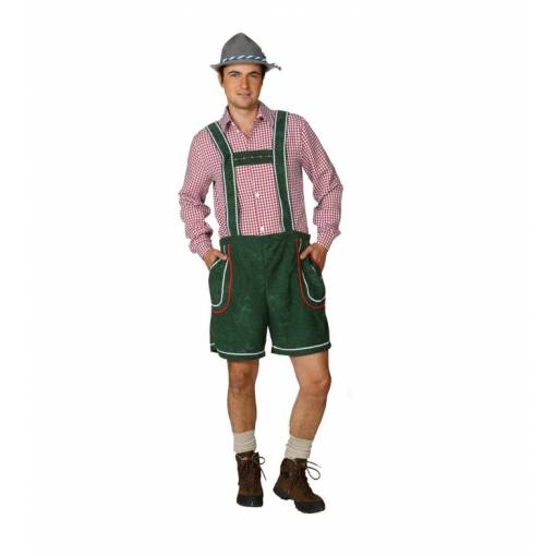 Tyrolské krátké kalhoty - Zelené 58