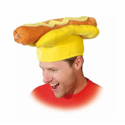 Plyšová čepice - Hot Dog
