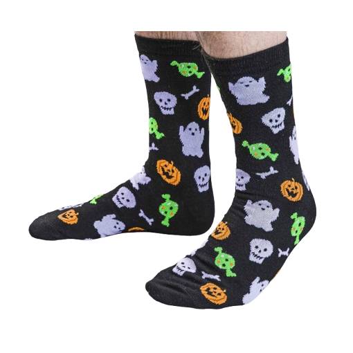 Foto - Halloweenské ponožky - Černé