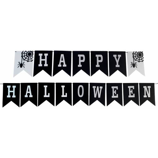Foto - Girlanda plstěná - Happy Halloween