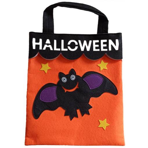 Foto - Filcová taška Halloween - Netopýr