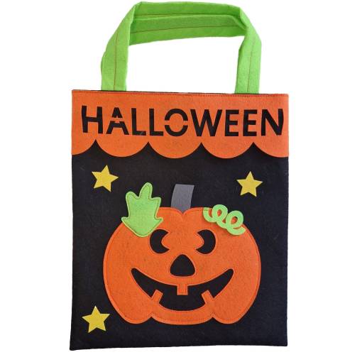 Foto - Filcová taška Halloween - Dýně