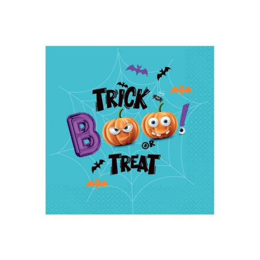 Foto - Papírové ubrousky - Halloween BOO