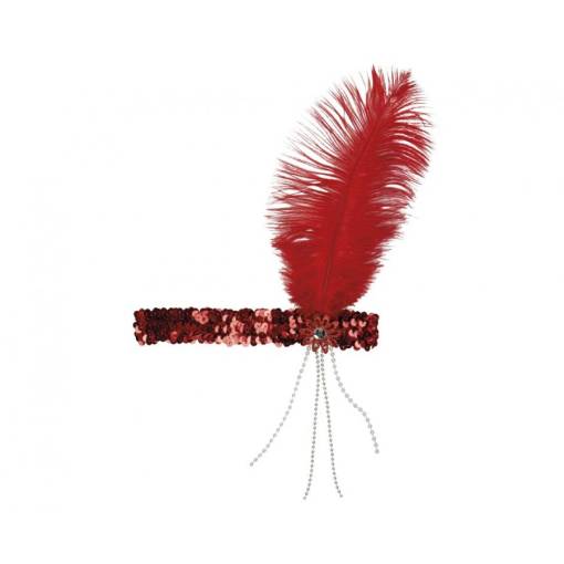 Foto - Retro čelenka - Červená