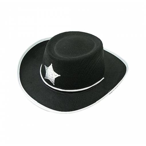 Dětský Western klobouk - Černý