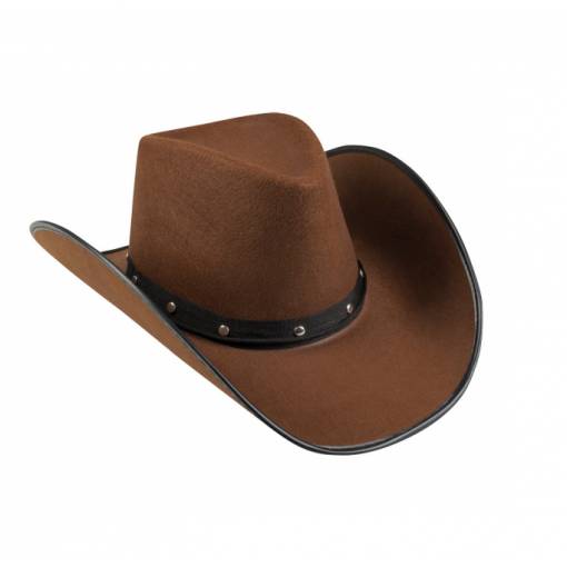 Pánský kovbojský klobouk - Hnědý