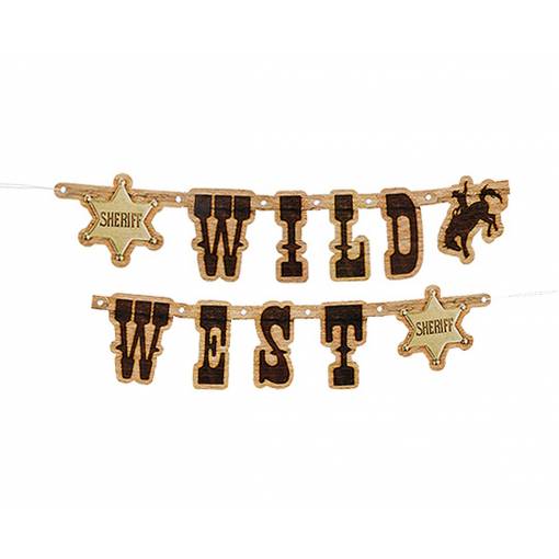 Girlanda Wild West - 110 cm