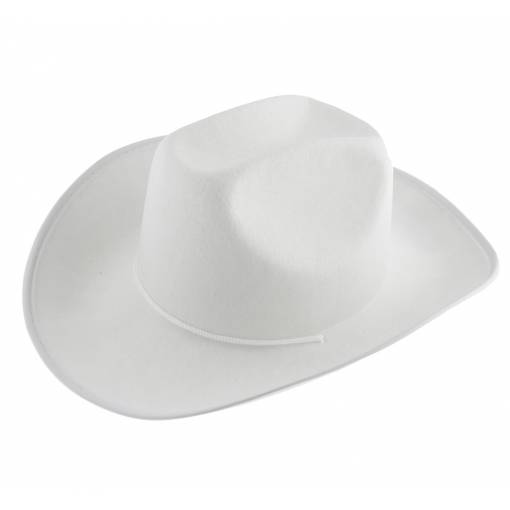 Kovbojský klobouk - Bílý