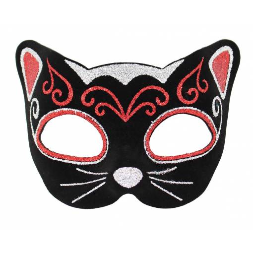 Dámská maska - Černá kočka