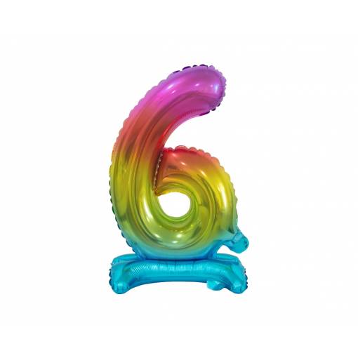 Balónek duhové barvy - Číslo 6
