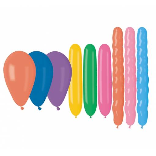 Prémium balónky - Různé druhy, 15 kusů