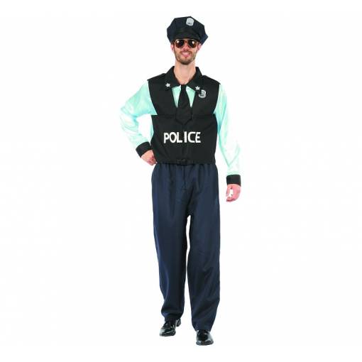 Foto - Pánský kostým policisty - Velikost 56