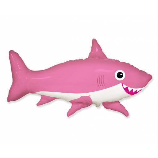 Foto - Fóliový balónek - Růžový žralok