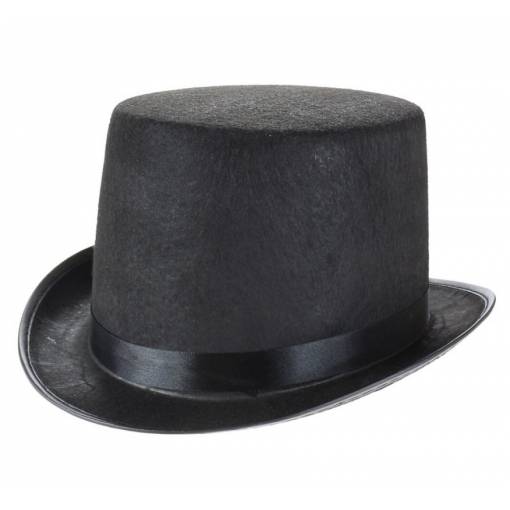 Steampunk klobouk - Nízký černý
