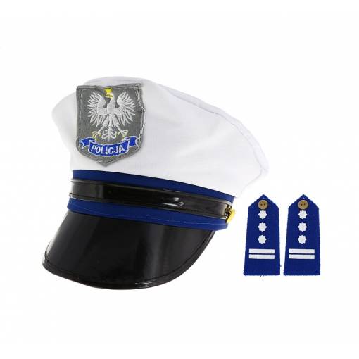 Policejní čepice s výložkami