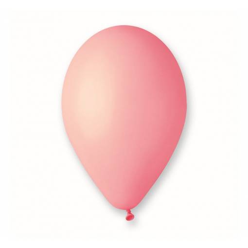 Metalické balónky - Světle růžová, 100 kusů