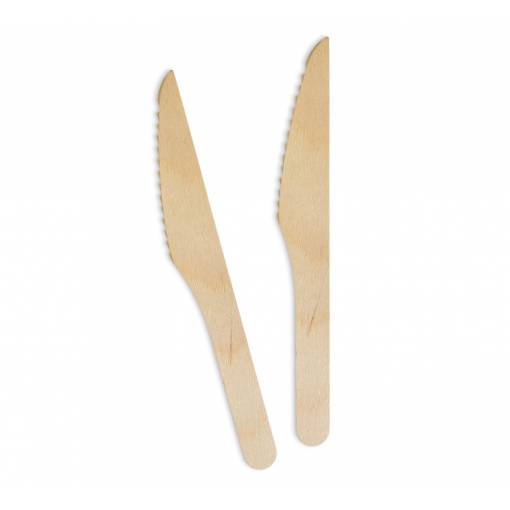 Eco nože - Dřevěné, 100 kusů