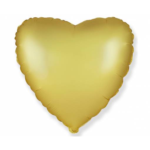 Foto - Fóliový balonek - Zlaté srdce