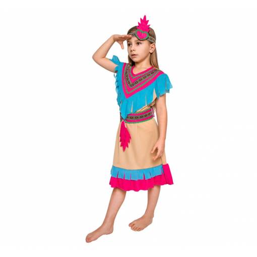 Dětský kostým - Růžové peříčko 110