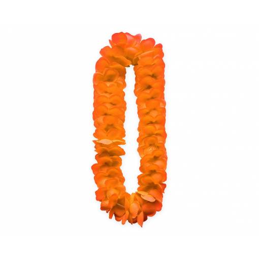 Havajský věnec - Neonově oranžový