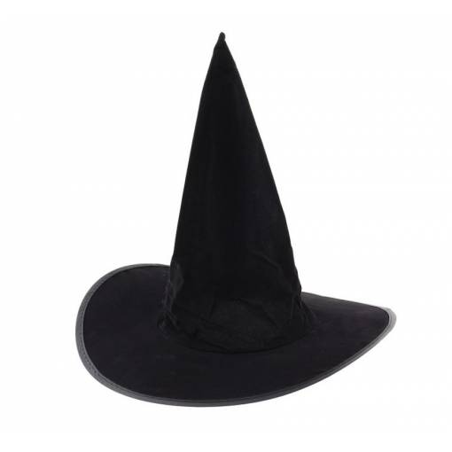 Čarodějnický klobouk - Černý špičatý