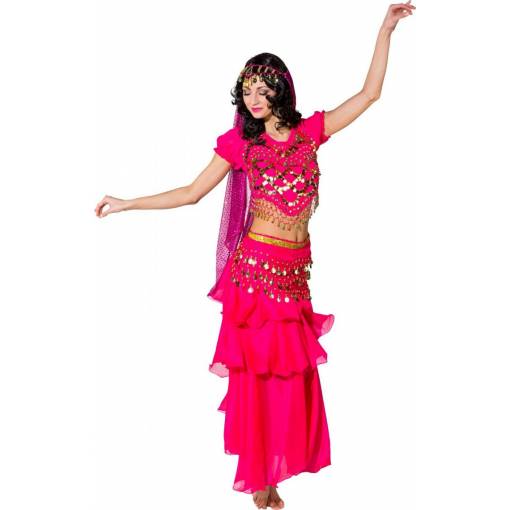Dámský kostým - Břišní tanečnice, růžový