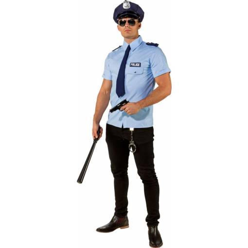 Foto - Pánská policejní košile - Modrá 58/60