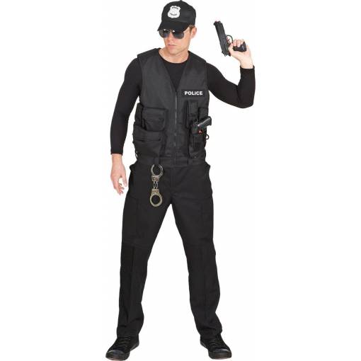 Pánská policejní vesta - Černá